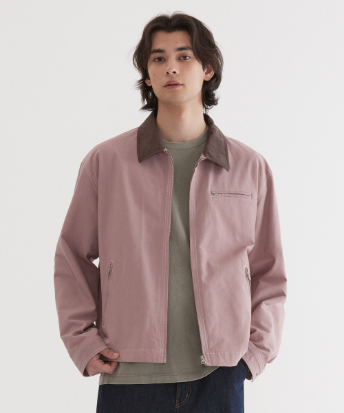 COVERNAT(カバーナット)の「ワークジャケット ライトピンク(その他アウター・レディース・その他・LARGE/SMALL/MEDIUM)」の1枚目の写真