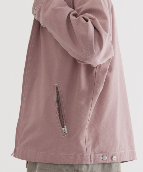 COVERNAT(カバーナット)の「ワークジャケット ライトピンク(その他アウター・レディース・その他・LARGE/SMALL/MEDIUM)」の8枚目の写真