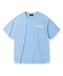 SUMMER グラフィック オーバーサイズ 半袖Tシャツ (ソラ)
