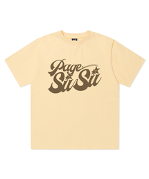 ページシシ スター プリンティング 半袖Tシャツ イエロー