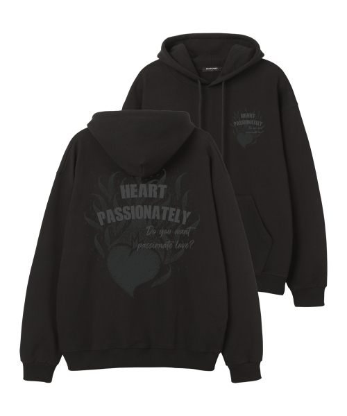 VANNWORKS(バンワークス)の「PASSONATELY フードパーカー (VLS0218) ブラック(パーカー・メンズ・その他・LARGE/X-LARGE/MEDIUM)」の1枚目の写真