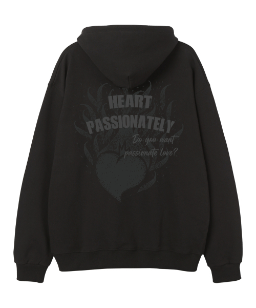 VANNWORKS(バンワークス)の「PASSONATELY フードパーカー (VLS0218) ブラック(パーカー・メンズ・その他・LARGE/X-LARGE/MEDIUM)」の3枚目の写真