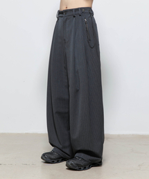 BEGIN202（ビギン202）の「ロックリンクパンツ [チャコールストライプ]（スラックス）」