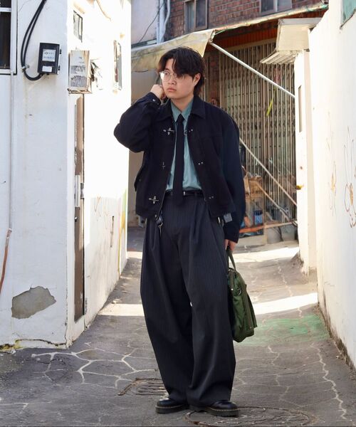 BEGIN202（ビギン202）の「ロックリンクパンツ [チャコールストライプ]（スラックス・メンズ・その他・2/3/4/1）」の12枚目の写真