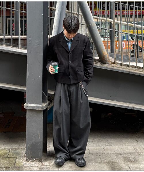 BEGIN202（ビギン202）の「ロックリンクパンツ [チャコールストライプ]（スラックス・メンズ・その他・2/3/4/1）」の14枚目の写真