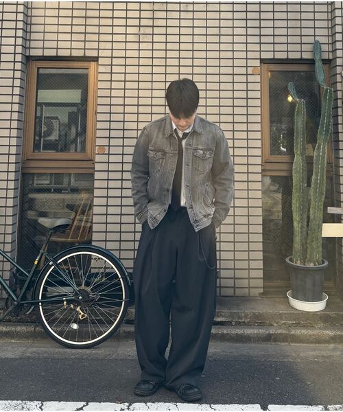 BEGIN202（ビギン202）の「ロックリンクパンツ [チャコールストライプ]（スラックス・メンズ・その他・2/3/4/1）」の6枚目の写真