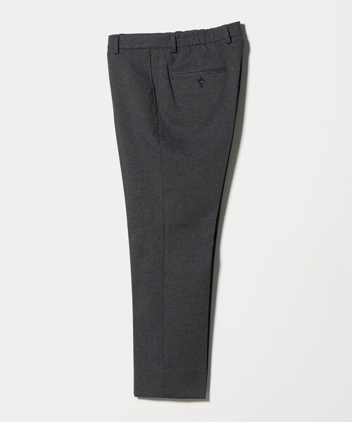 green label relaxing（グリーンレーベルリラクシング）の「エブリット TRPU ジャカード ジャージー スタンダード イージー スラックス -ウォッシャブル・ストレッチ-（スラックス・メンズ・ダークグレー/ネイビー/ダークブラウン・S/L/XL/M）」の11枚目の写真