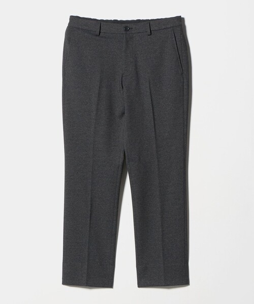 green label relaxing（グリーンレーベルリラクシング）の「エブリット TRPU ジャカード ジャージー スタンダード イージー スラックス -ウォッシャブル・ストレッチ-（スラックス・メンズ・ダークグレー/ネイビー/ダークブラウン・S/L/XL/M）」の12枚目の写真