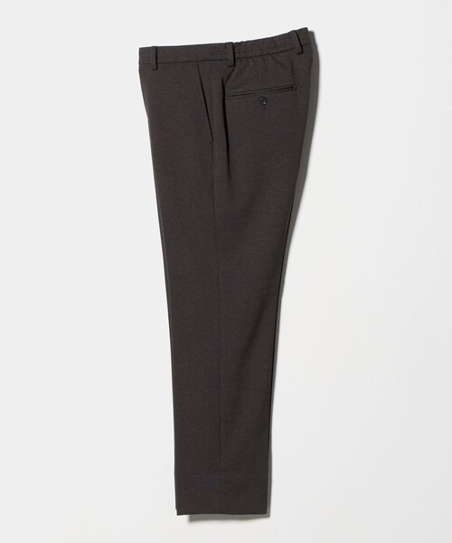 green label relaxing（グリーンレーベルリラクシング）の「エブリット TRPU ジャカード ジャージー スタンダード イージー スラックス -ウォッシャブル・ストレッチ-（スラックス・メンズ・ダークグレー/ネイビー/ダークブラウン・S/L/XL/M）」の4枚目の写真