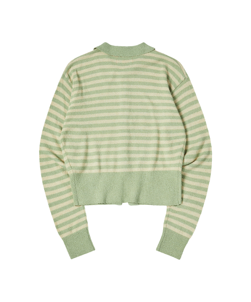 COMONINOZ（コモニノズ）の「W SPRING BUTTON CARDIGAN [MINT]（カーディガン/ボレロ・レディース・ミント・FREE）」の2枚目の写真