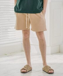 PAPERBOY（ペーパーボーイ）の「シグネチャーヘビーハーフパンツ-ベージュ（その他パンツ）」