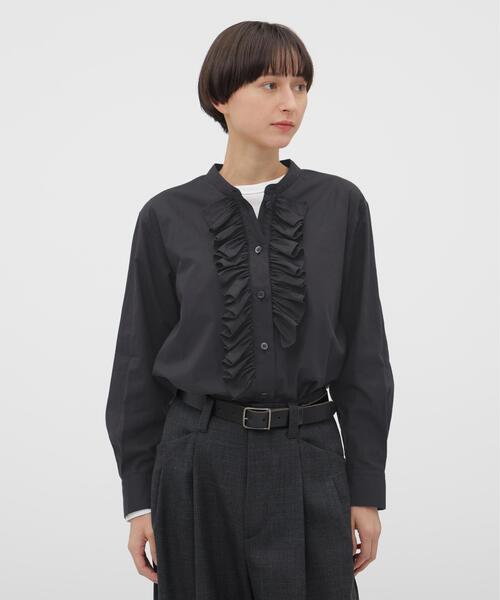 セール】WASHED COTTON SHIRT（シャツ/ブラウス）｜MARGARET HOWELL