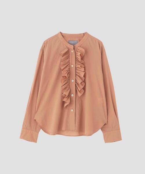 MARGARET HOWELL（マーガレットハウエル）の「WASHED COTTON SHIRT（シャツ/ブラウス・レディース・ピンク系その他2/グレー系その他3・2/1）」の5枚目の写真