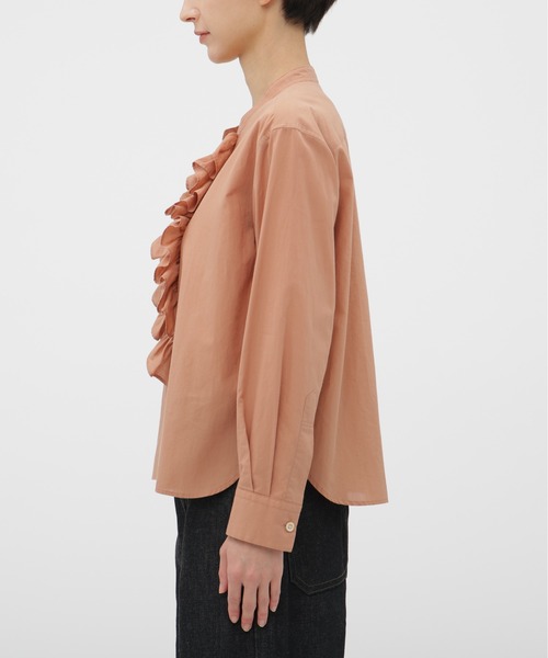 MARGARET HOWELL（マーガレットハウエル）の「WASHED COTTON SHIRT（シャツ/ブラウス・レディース・ピンク系その他2/グレー系その他3・2/1）」の8枚目の写真