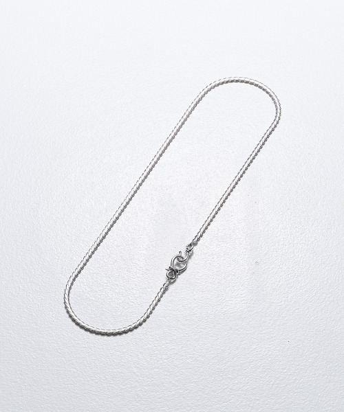 Fauvirame（フォーヴィレイム）の「Fern Flat Chain Necklace S（ネックレス・レディース・シルバー・ONE SIZE）」の2枚目の写真