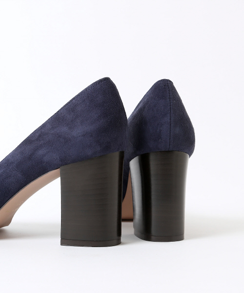 Abahouse Devinette(ドゥヴィネット)の「スウェードプレーンパンプス【GINGER 2016年11月号 P.100掲載】(パンプス・レディース・ブラウン/ネイビー・38/36/37/35/39)」の15枚目の写真