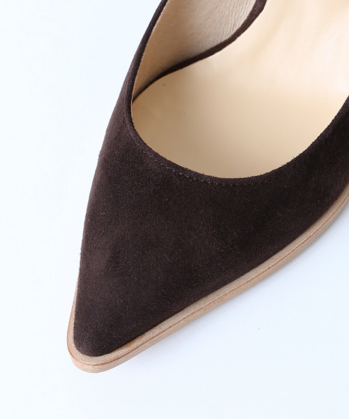 Abahouse Devinette(ドゥヴィネット)の「スウェードプレーンパンプス【GINGER 2016年11月号 P.100掲載】(パンプス・レディース・ブラウン/ネイビー・38/36/37/35/39)」の13枚目の写真