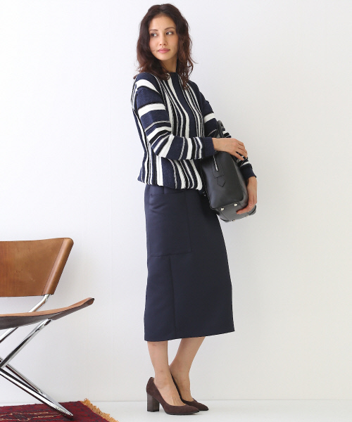 Abahouse Devinette(ドゥヴィネット)の「スウェードプレーンパンプス【GINGER 2016年11月号 P.100掲載】(パンプス・レディース・ブラウン/ネイビー・38/36/37/35/39)」の5枚目の写真