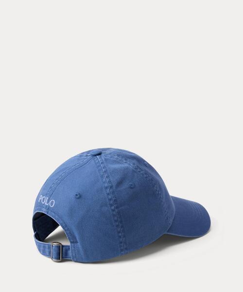POLO RALPH LAUREN(ポロ ラルフ ローレン)の「コットン チノ ボール キャップ(キャップ・メンズ・ブルー・ONE)」の5枚目の写真