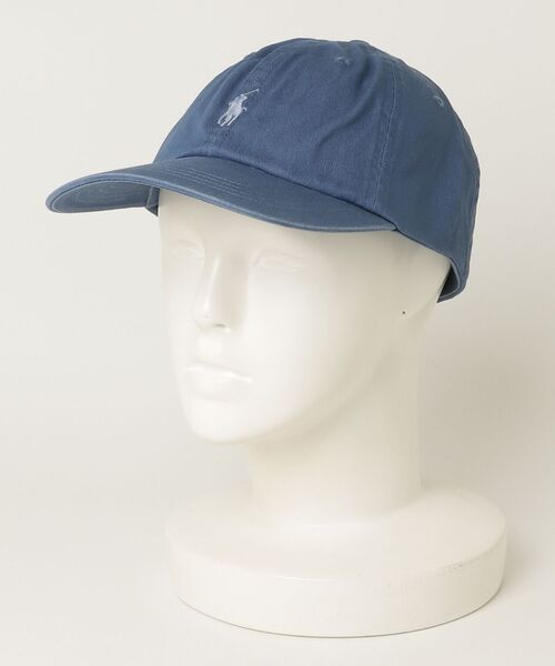 POLO RALPH LAUREN(ポロ ラルフ ローレン)の「コットン チノ ボール キャップ(キャップ・メンズ・ブルー・ONE)」の3枚目の写真