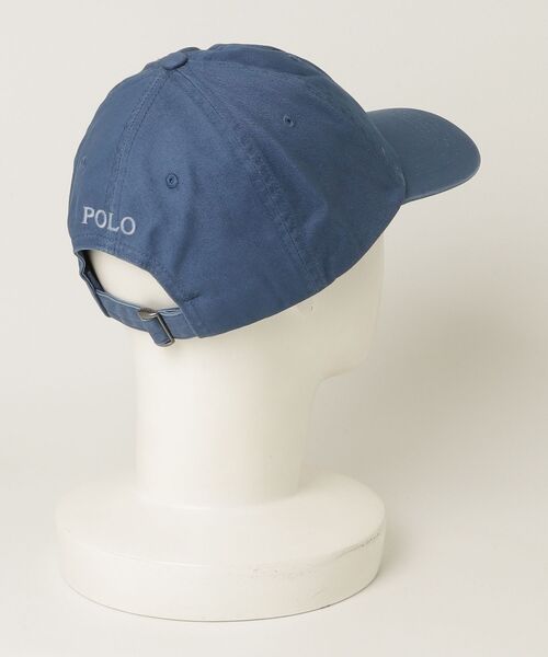 POLO RALPH LAUREN(ポロ ラルフ ローレン)の「コットン チノ ボール キャップ(キャップ・メンズ・ブルー・ONE)」の2枚目の写真