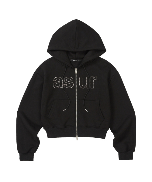 as you are(アズユーアー)の「AU ホットフィックス フードジップアップ ブラック(パーカー・レディース・その他・SMALL/MEDIUM)」の4枚目の写真