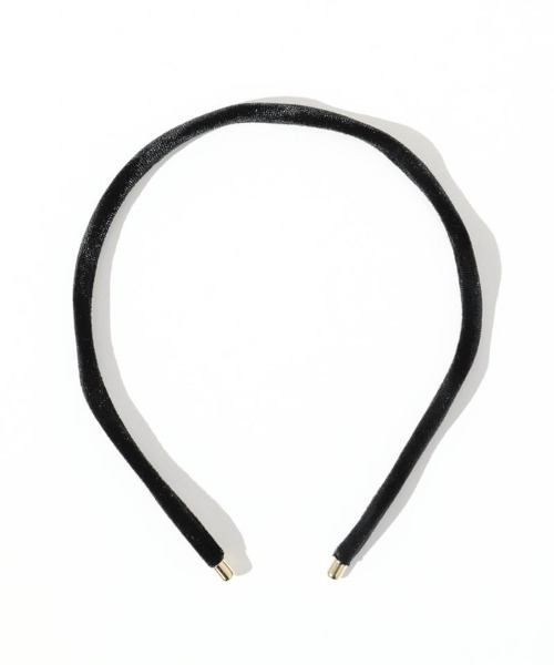 flower(フラワー)の「ニュアンスベロアカチューシャ(カチューシャ・レディース・ブラック/ブラウン・FREE)」の6枚目の写真