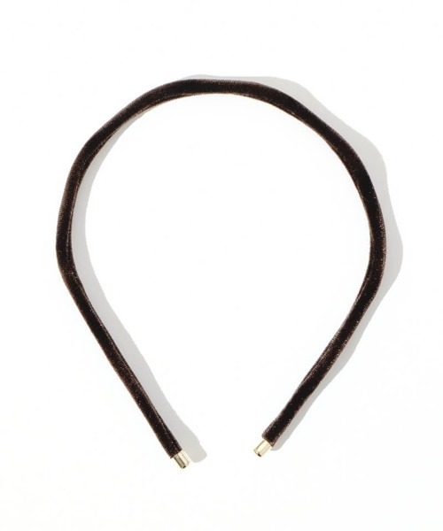 flower(フラワー)の「ニュアンスベロアカチューシャ(カチューシャ・レディース・ブラック/ブラウン・FREE)」の8枚目の写真