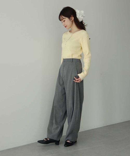 earth music&ecology(アースミュージックアンドエコロジー)の「【2026SS】バルーンパンツ(その他パンツ・レディース・ホワイト系その他2/ブラック/グレー系その他2/ブルー系その他4・S/M)」の17枚目の写真