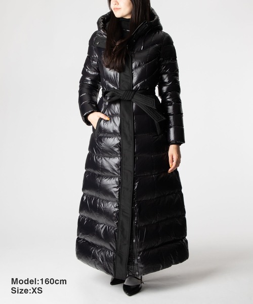 Mackage(マッカージュ)の「Mackage CALINA-R Hooded Light Down Coat マッカージュ カリーナ フーディ ライトダウン コード(ダウンジャケット/コート・レディース・ブラック・MEDIUM/SMALL/X-SMALL)」の3枚目の写真