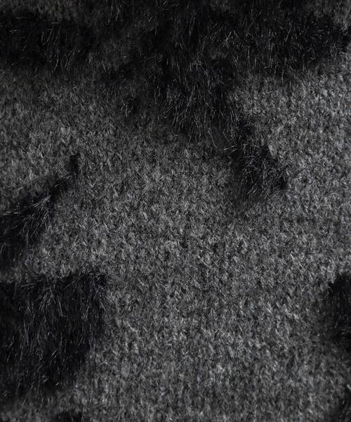 ITS'DEMO（イッツデモ）の「【手洗い可／セットアップ可】花柄フェザージャカードニットスカート（スカート・レディース・ブラウン系その他/サックスブルー/グレー/チャコールグレー・00）」の10枚目の写真