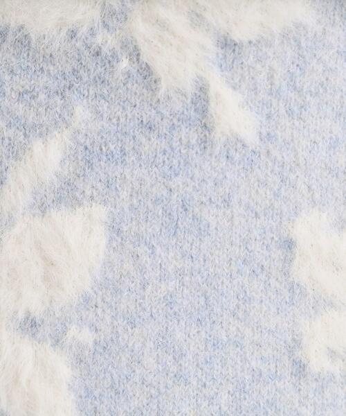 ITS'DEMO（イッツデモ）の「【手洗い可／セットアップ可】花柄フェザージャカードニットスカート（スカート・レディース・ブラウン系その他/サックスブルー/グレー/チャコールグレー・00）」の18枚目の写真