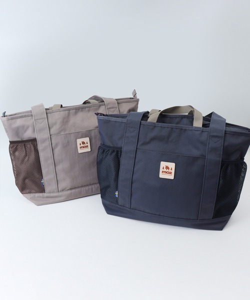 moz(モズ)の「moz トートバッグ ZZOK-08(トートバッグ・レディース・グレイッシュベージュ/ブラック/グレー系/インディゴブルー・FREE)」の6枚目の写真