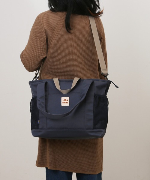 moz(モズ)の「moz トートバッグ ZZOK-08(トートバッグ・レディース・グレイッシュベージュ/ブラック/グレー系/インディゴブルー・FREE)」の10枚目の写真