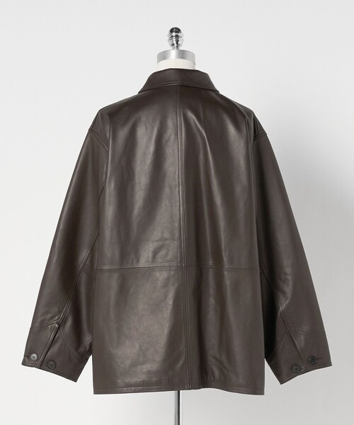 別注】＜UNITED ARROWS × LOEFF＞ラムレザー カバーオール ジャケット