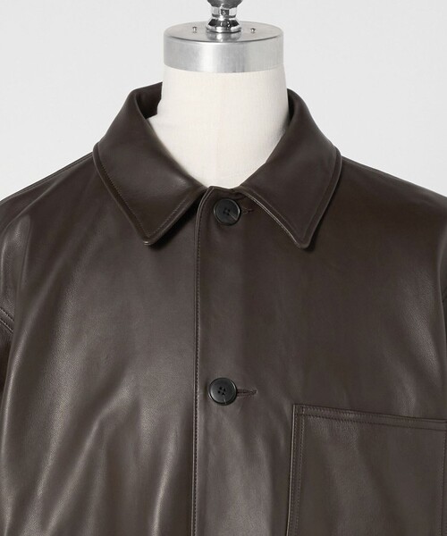 別注】＜UNITED ARROWS × LOEFF＞ラムレザー カバーオール ジャケット