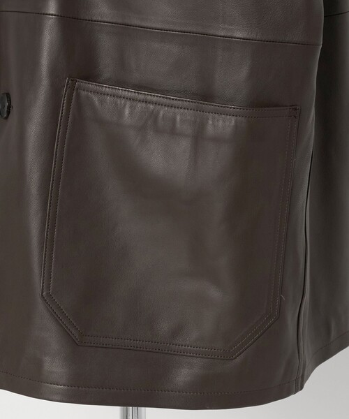 別注】＜UNITED ARROWS × LOEFF＞ラムレザー カバーオール ジャケット