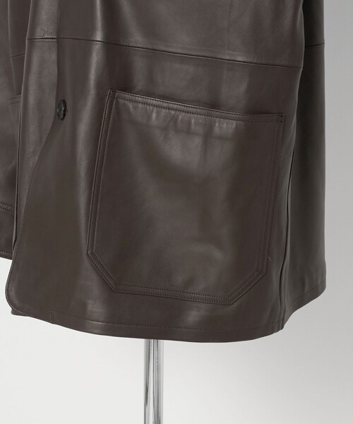 別注】＜UNITED ARROWS × LOEFF＞ラムレザー カバーオール ジャケット