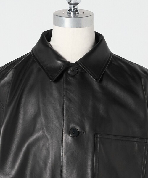 別注】＜UNITED ARROWS × LOEFF＞ラムレザー カバーオール ジャケット