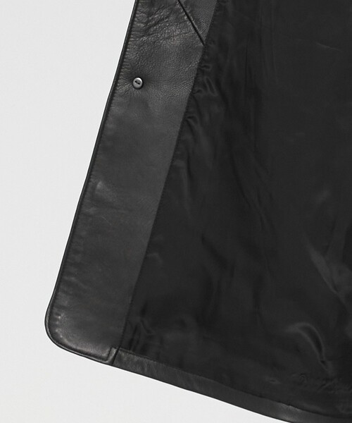LOEFF(ロエフ)の「【別注】<UNITED ARROWS × LOEFF>ラムレザー カバーオール ジャケット MENS(その他アウター・メンズ・ブラック/ダークブラウン・L/M/S)」の15枚目の写真