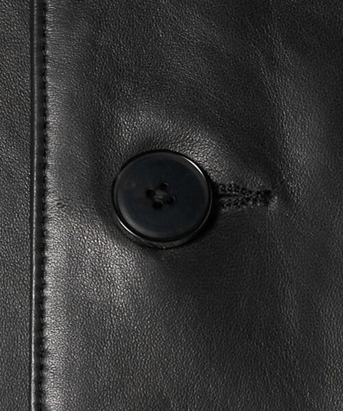 LOEFF(ロエフ)の「【別注】<UNITED ARROWS × LOEFF>ラムレザー カバーオール ジャケット MENS(その他アウター・メンズ・ブラック/ダークブラウン・L/M/S)」の16枚目の写真