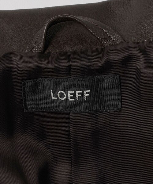 LOEFF(ロエフ)の「【別注】<UNITED ARROWS × LOEFF>ラムレザー カバーオール ジャケット MENS(その他アウター・メンズ・ブラック/ダークブラウン・L/M/S)」の17枚目の写真