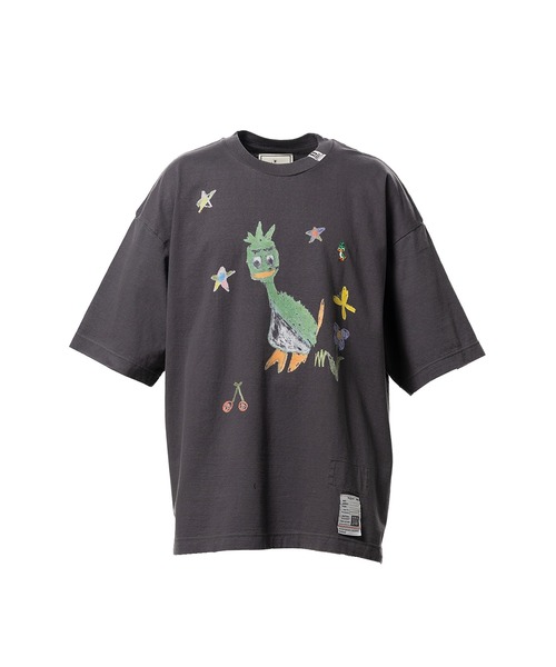 Maison MIHARA YASUHIRO（メゾンミハラヤスヒロ）の「Leon Doodle Printed T-shirt（Tシャツ/カットソー・メンズ・ホワイト/ブラック・48/46/44）」の2枚目の写真