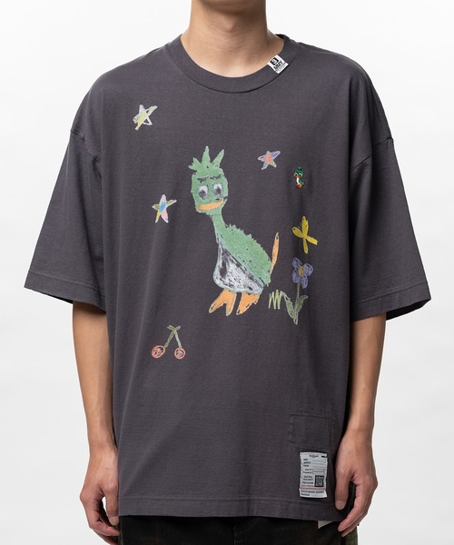 Maison MIHARA YASUHIRO（メゾンミハラヤスヒロ）の「Leon Doodle Printed T-shirt（Tシャツ/カットソー・メンズ・ホワイト/ブラック・48/46/44）」の12枚目の写真