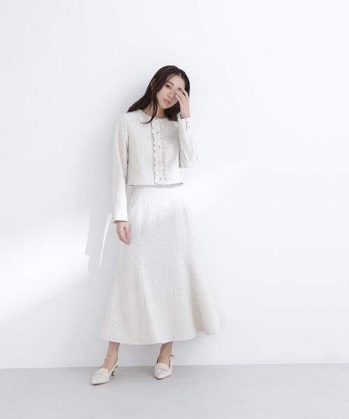 NATURAL BEAUTY BASIC(ナチュラルビューティーベーシック)の「◇スプリングツイード SETUP ジャケット(その他アウター・レディース・ブラック系その他/ベージュ系その他・MEDIUM/SMALL)」の19枚目の写真