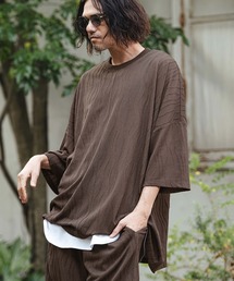 CAMBIO(�J���r�I)��mt10155- Cable Jacquard Tricot oversized Tee �I�[�o�[�T�C�YT�V���c(S62926cmb)(T�V���c/�J�b�g�\�[)