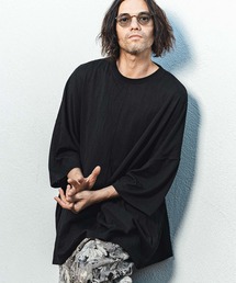 mt10155- Cable Jacquard Tricot oversized Tee オーバーサイズTシャツ(S62926cmb)