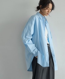 meilmada | ストライプオーバーサイズシャツ(シャツ/ブラウス)