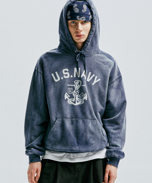 KND(ケイエヌディ)の「USN VTG ダイインフーディダスティネイビー(パーカー・メンズ・その他・1(M)/2(L))」の5枚目の写真
