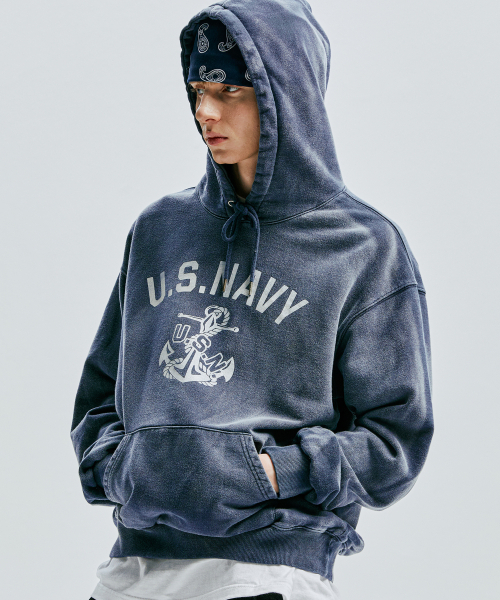 KND(ケイエヌディ)の「USN VTG ダイインフーディダスティネイビー(パーカー・メンズ・その他・1(M)/2(L))」の7枚目の写真